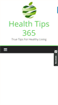 Mobile Screenshot of healthtips365.com